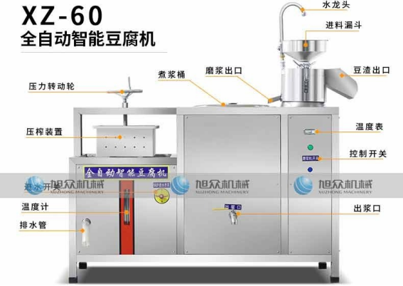 旭眾XZ-60智能豆腐機：整機不銹鋼打造，豆腐豆花豆?jié){一機搞定.png